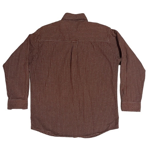 Woolrich Button Up Long Sleeve‎ Thick Red Check Shirt Men’s Medium Vintage - Picture 6 of 9
